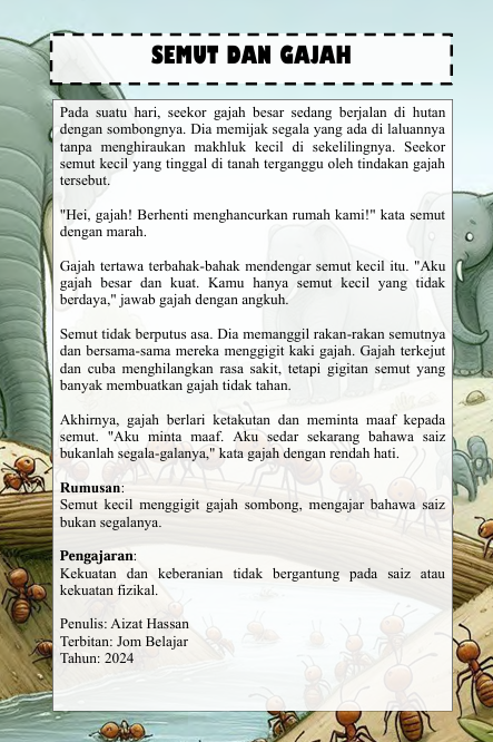 Koleksi 100 Cerpen Bahan Bacaan Nilam