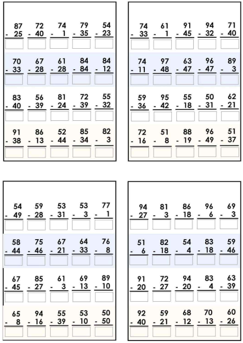Latihan Matematik Tolak Tahap 1 Dan 2