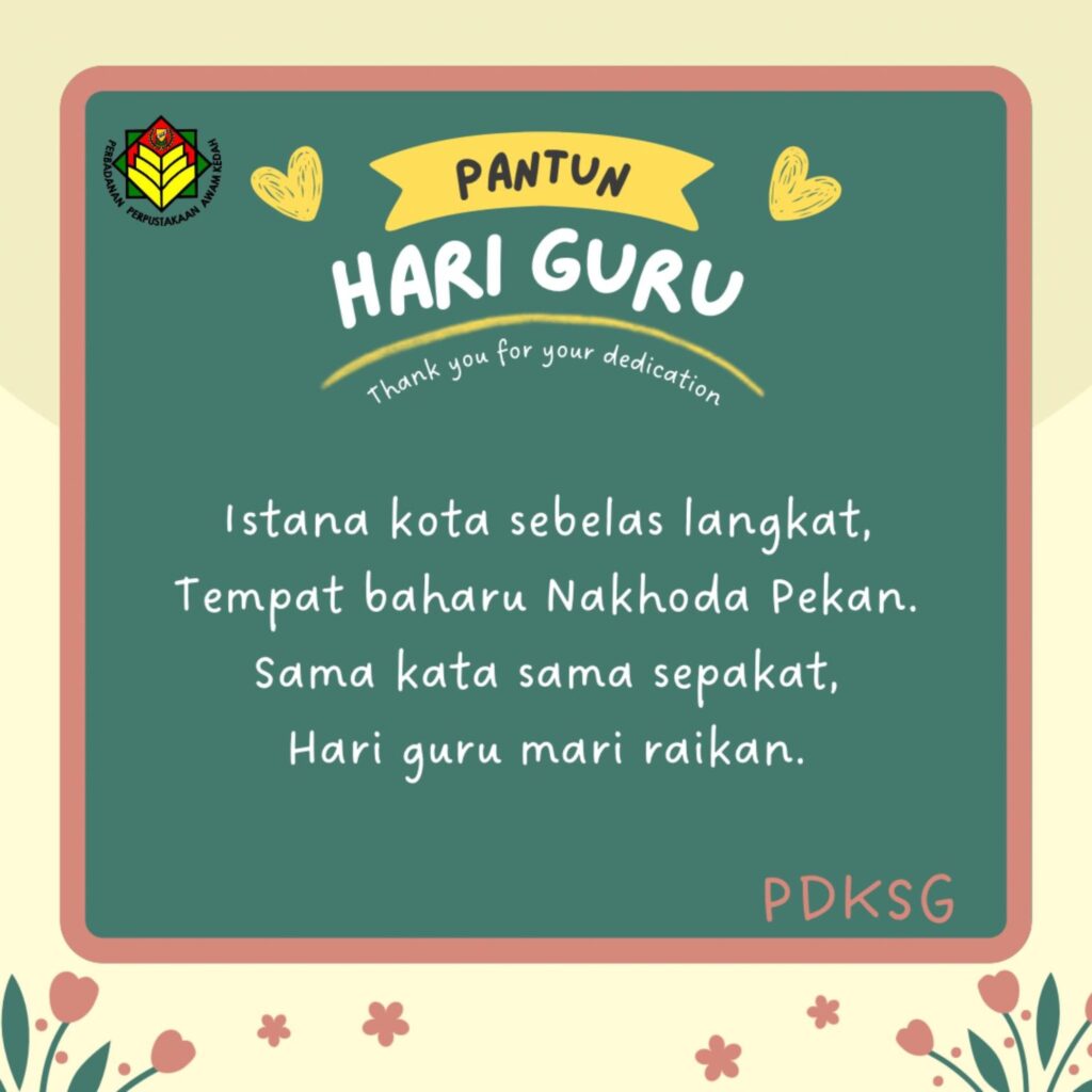 Koleksi Contoh Pantun Sambutan Hari Guru