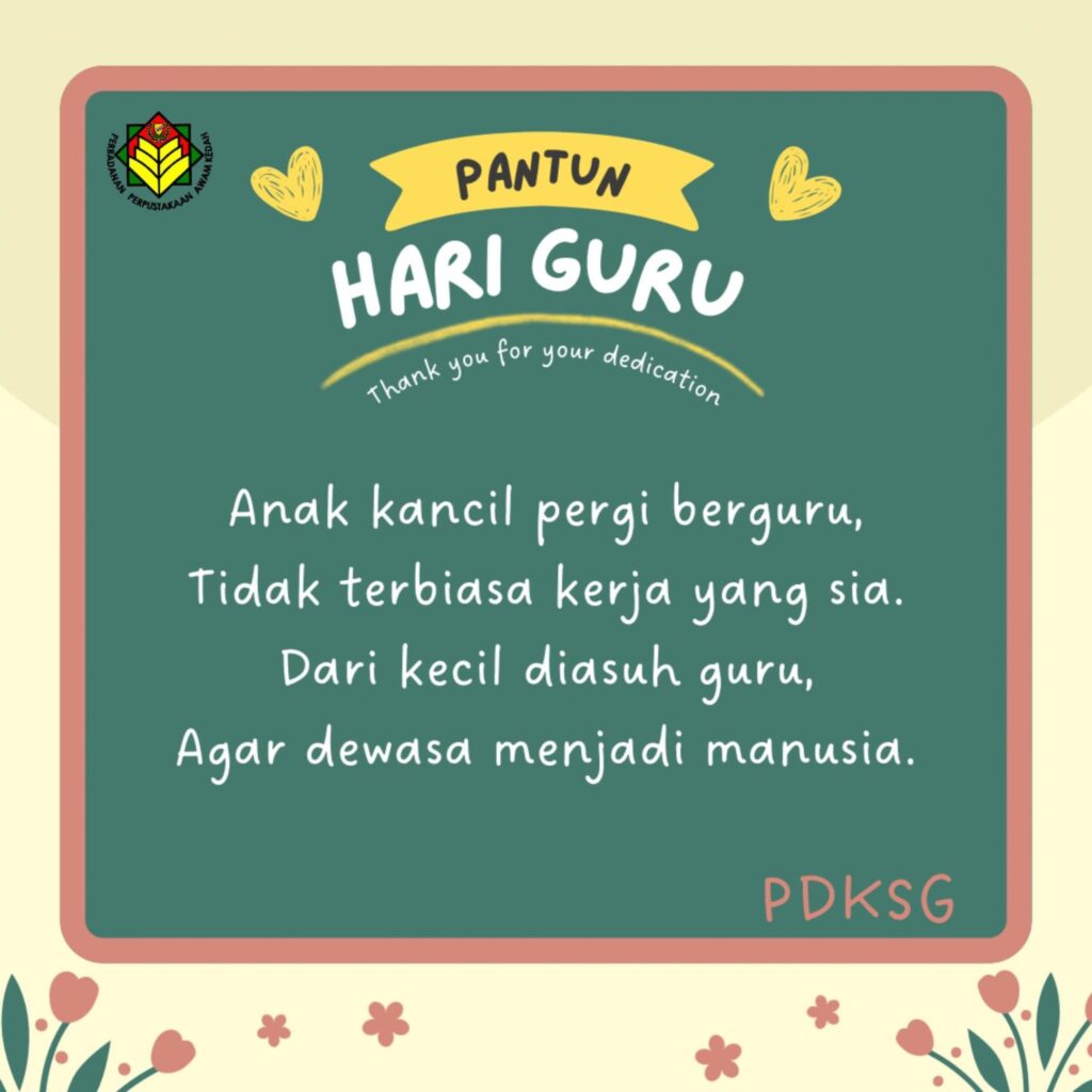 Koleksi Contoh Pantun Sambutan Hari Guru