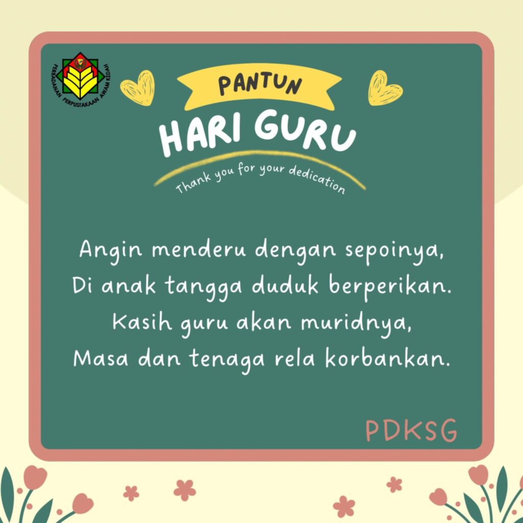 Koleksi Contoh Pantun Sambutan Hari Guru