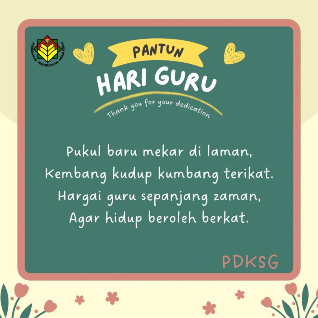 Koleksi Contoh Pantun Sambutan Hari Guru