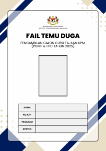 Susunan Fail Temuduga IPG