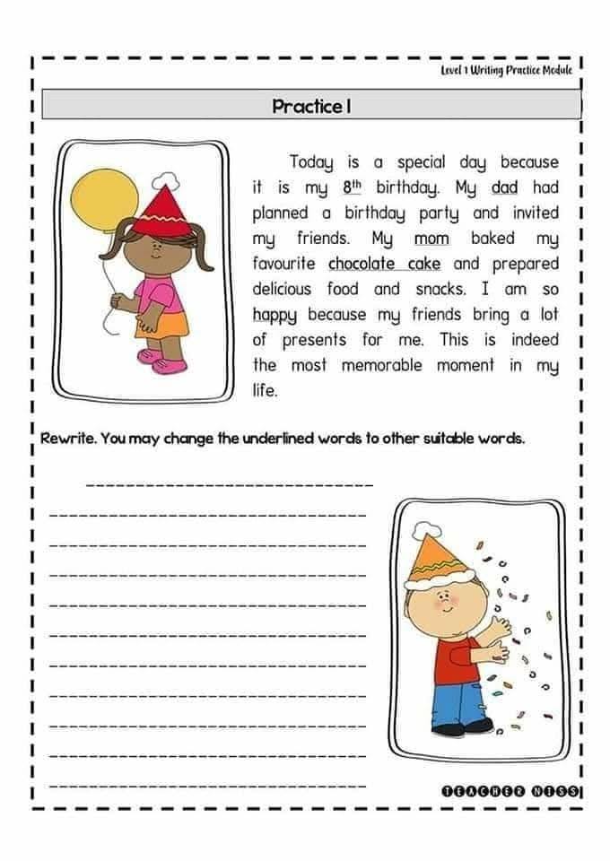 Writing Practice Module Primary 1