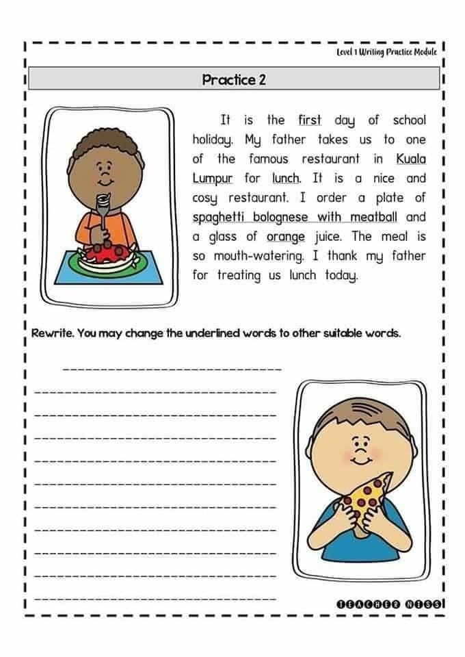 Writing Practice Module Primary 1