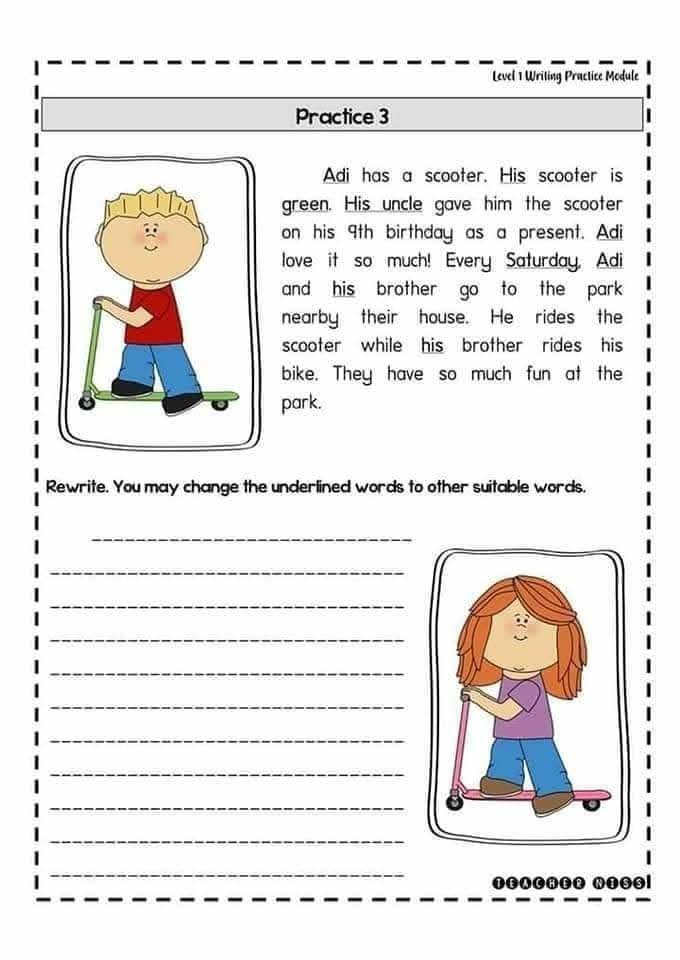 Writing Practice Module Primary 1