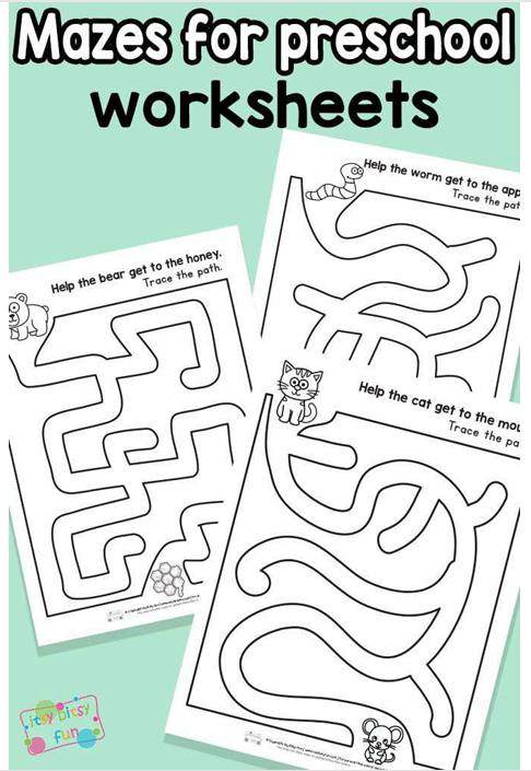 Aktiviti Mazes Prasekolah 