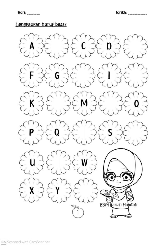 Lembaran Kerja Prasekolah Bahasa Melayu