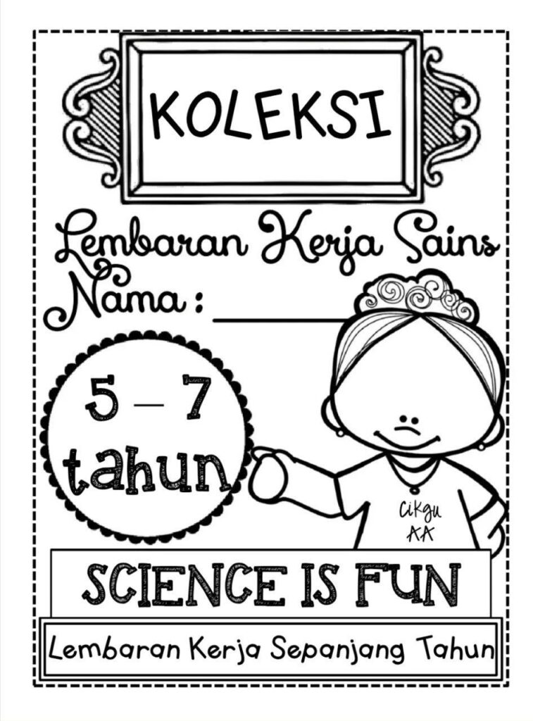 Lembaran Kerja Prasekolah Sains