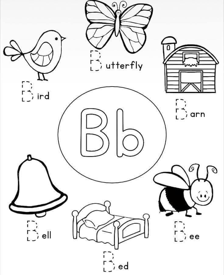 Lembaran Kerja Aktiviti Alphabet Prasekolah