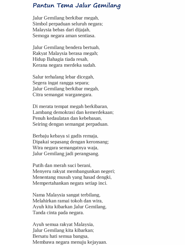 Koleksi Pantun Merdeka Hari Kebangsaan 2025