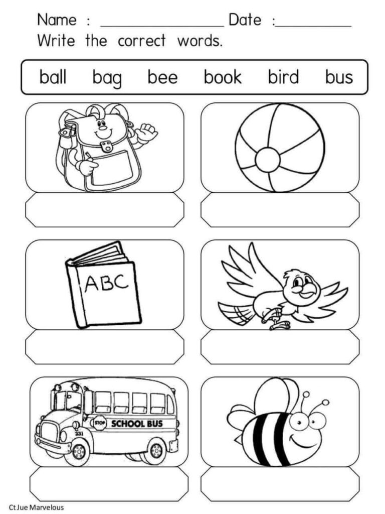 Latihan BBM Bahasa Inggeris Prasekolah