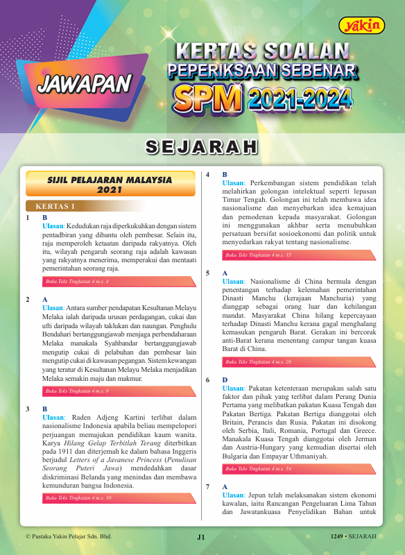 Kupasan Mutu Jawapan Sejarah SPM 2024 2 Kupasan Mutu Jawapan Sejarah SPM 2024