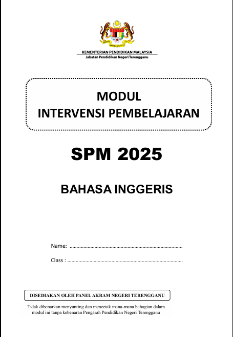 Modul MIP Bahasa Inggeris SPM 2025