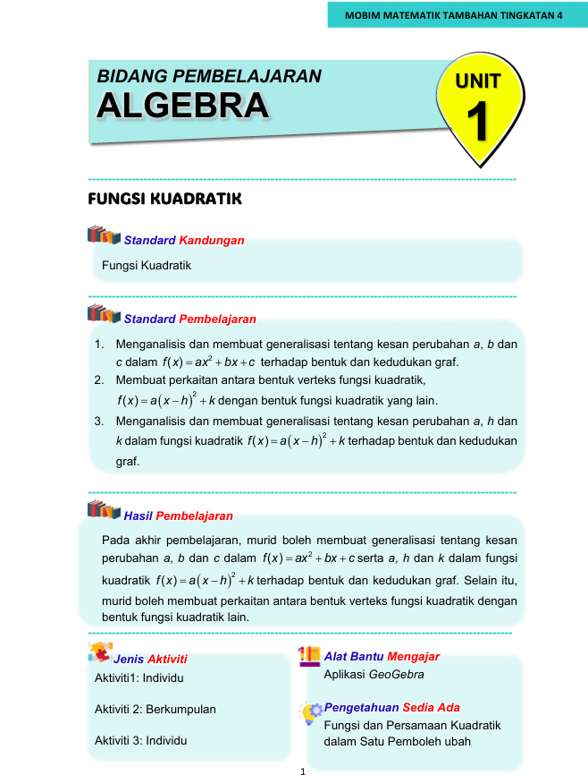 Modul Bimbingan Add Math SPM