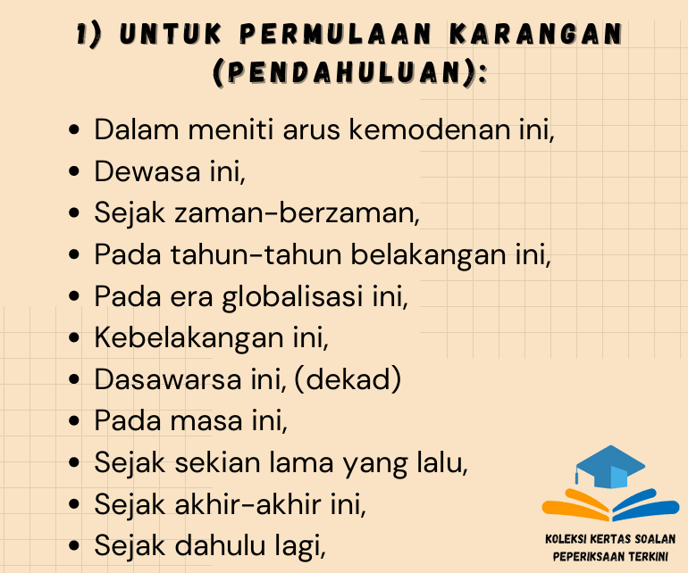 Koleksi Penanda Wacana Lengkap Karangan Berkualiti 2 Koleksi Penanda Wacana Lengkap Karangan Berkualiti