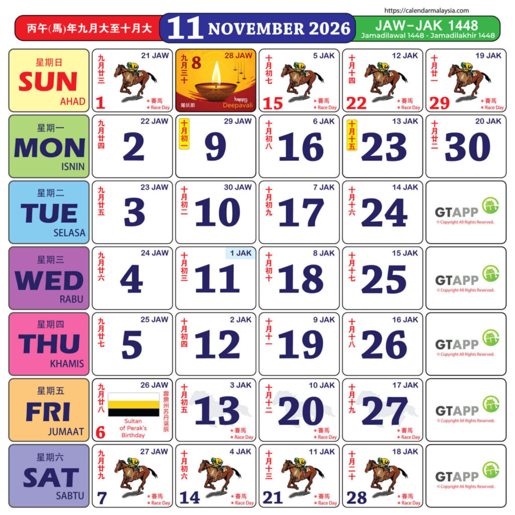 Kalendar Malaysia 2026 12 Kalendar Malaysia 2026