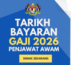 Jadual Pembayaran Gaji 2026