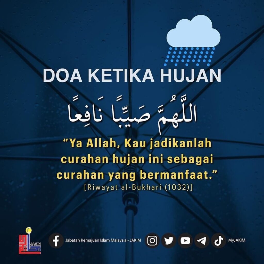 Doa Ketika Hujan 2 Doa Ketika Hujan