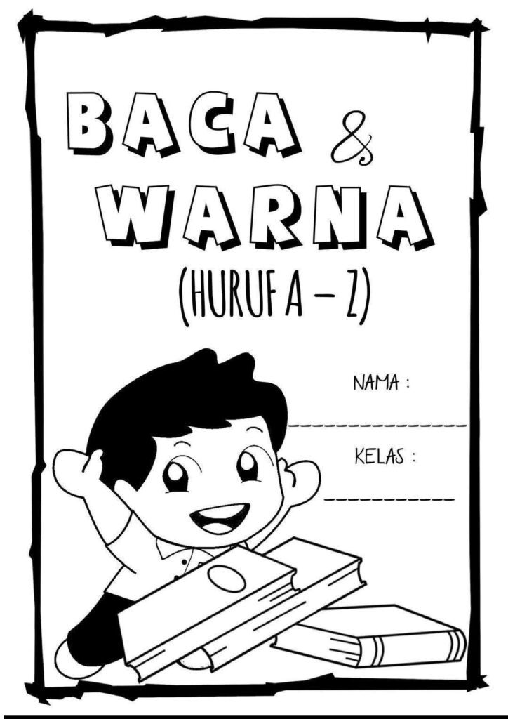 Baca Dan Warna Huruf A-Z Prasekolah