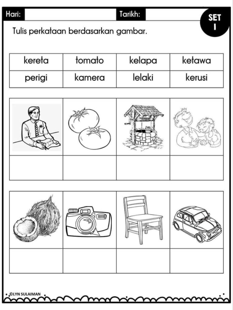 Latihan Kemahiran KVKVKV Prasekolah