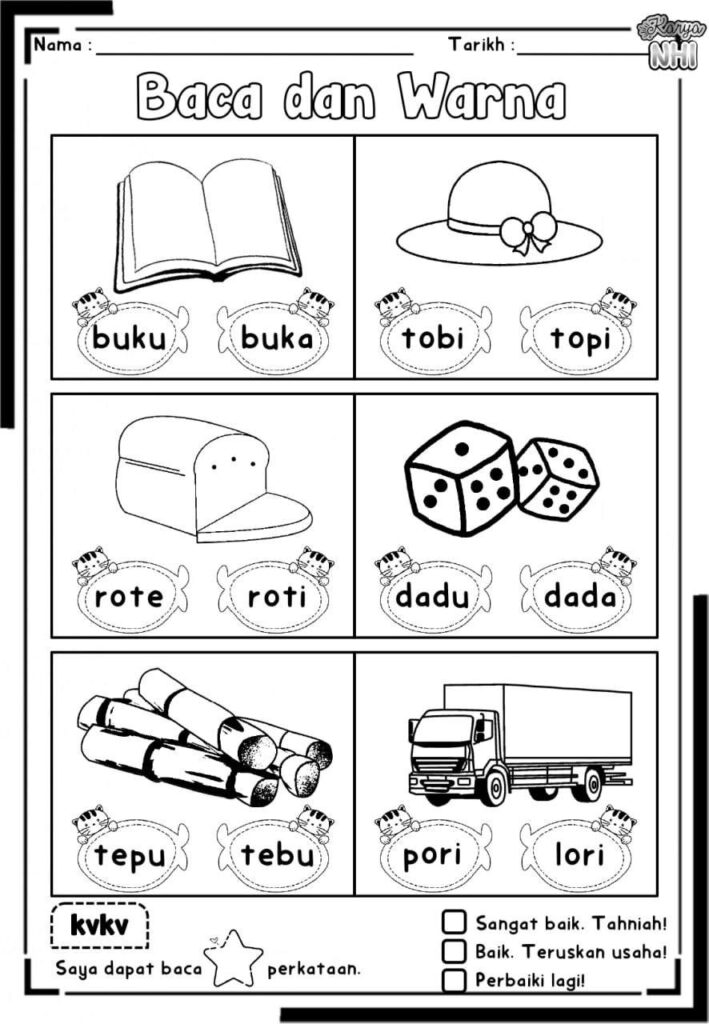 Koleksi Bahan Aktiviti Membaca Prasekolah 2 Koleksi Bahan Aktiviti Membaca Prasekolah