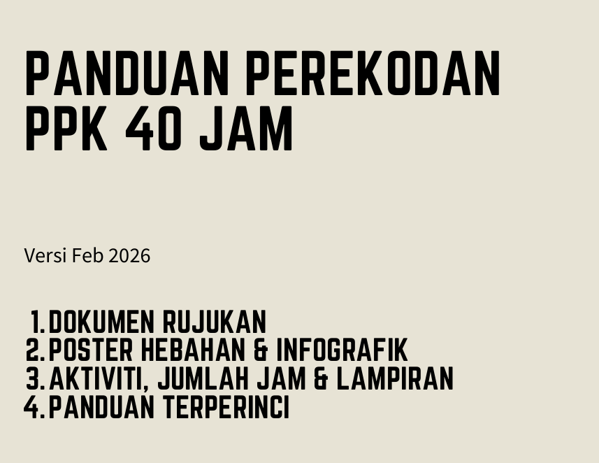 Panduan Perekodan PPK