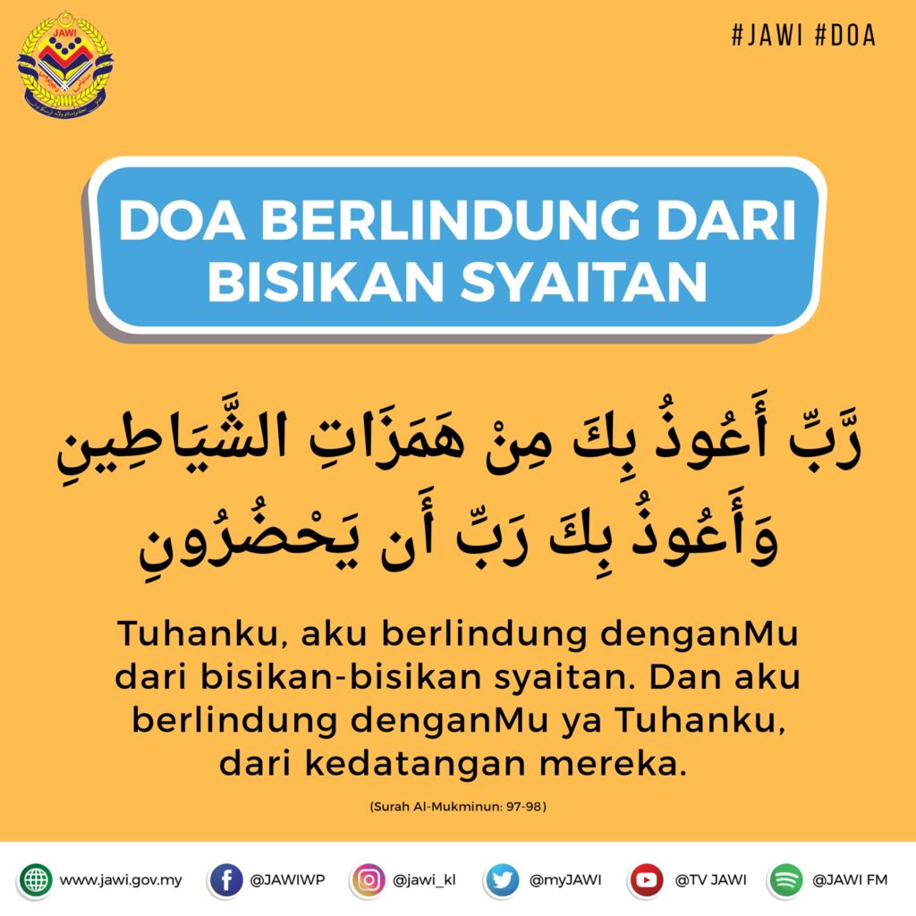 Doa Berlindung Dari Bisikan Syaitan