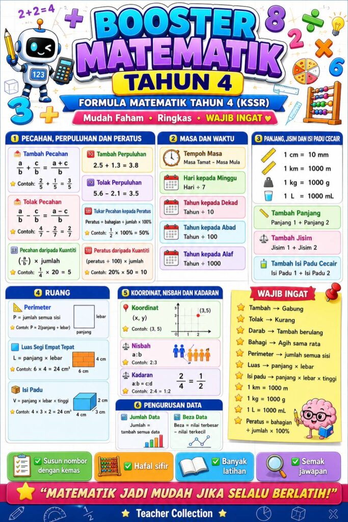 Nota Ringkas Dan Padat Matematik Tahun 4