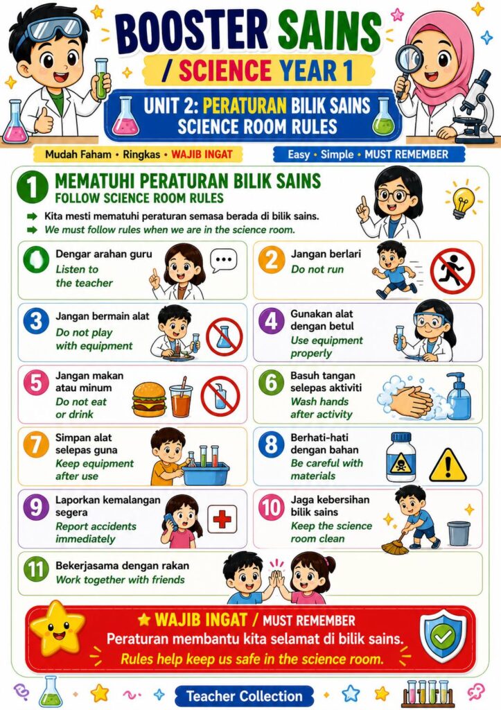 Nota Ringkas Dan Padat Sains Tahun 1