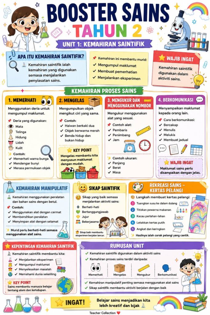 Nota Ringkas Dan Padat Sains Tahun 2