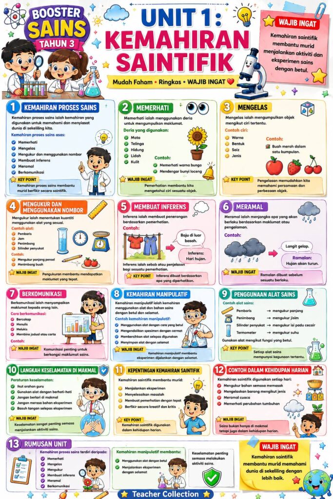 Nota Ringkas Dan Padat Sains Tahun 3