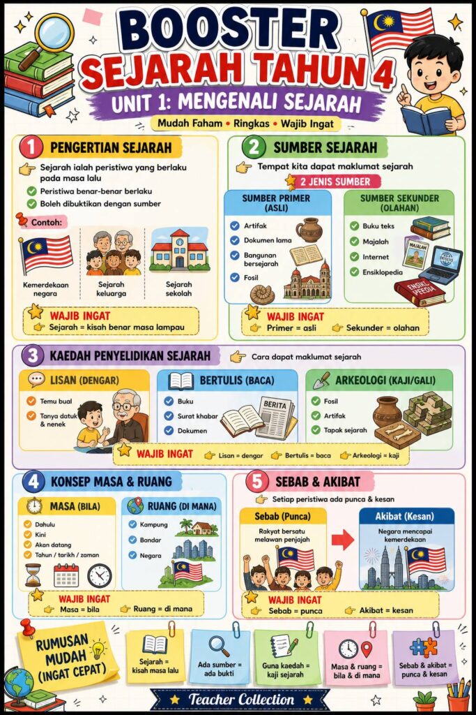 Nota Ringkas Dan Padat Sejarah Tahun 4