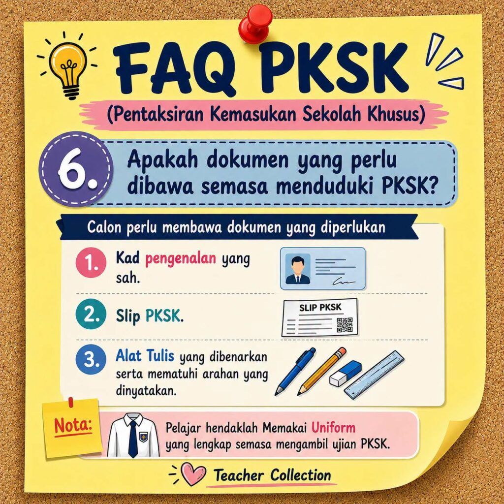 FAQ PKSK (Pentaksiran Kemasukan Sekolah Khusus)