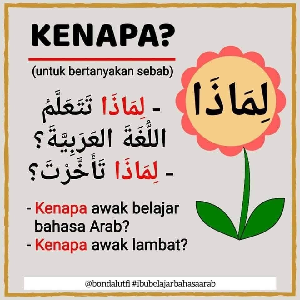 Nota Kata Tanya Bahasa Arab 3 Nota Kata Tanya Bahasa Arab