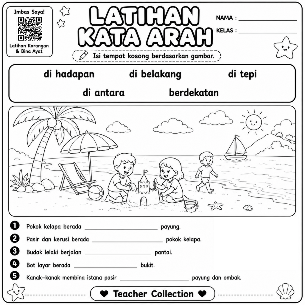Latihan Kata Arah