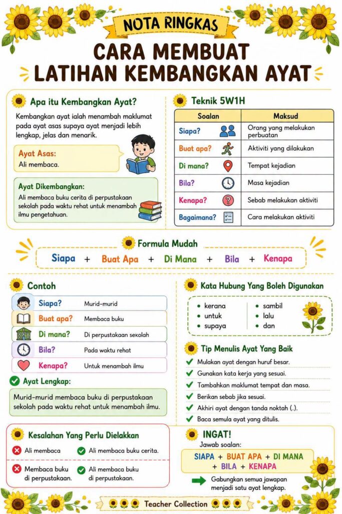 Latihan Kembangkan Ayat