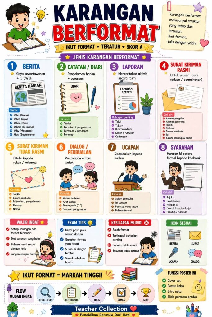 Nota Karangan Berformat Dan Tidak Berformat