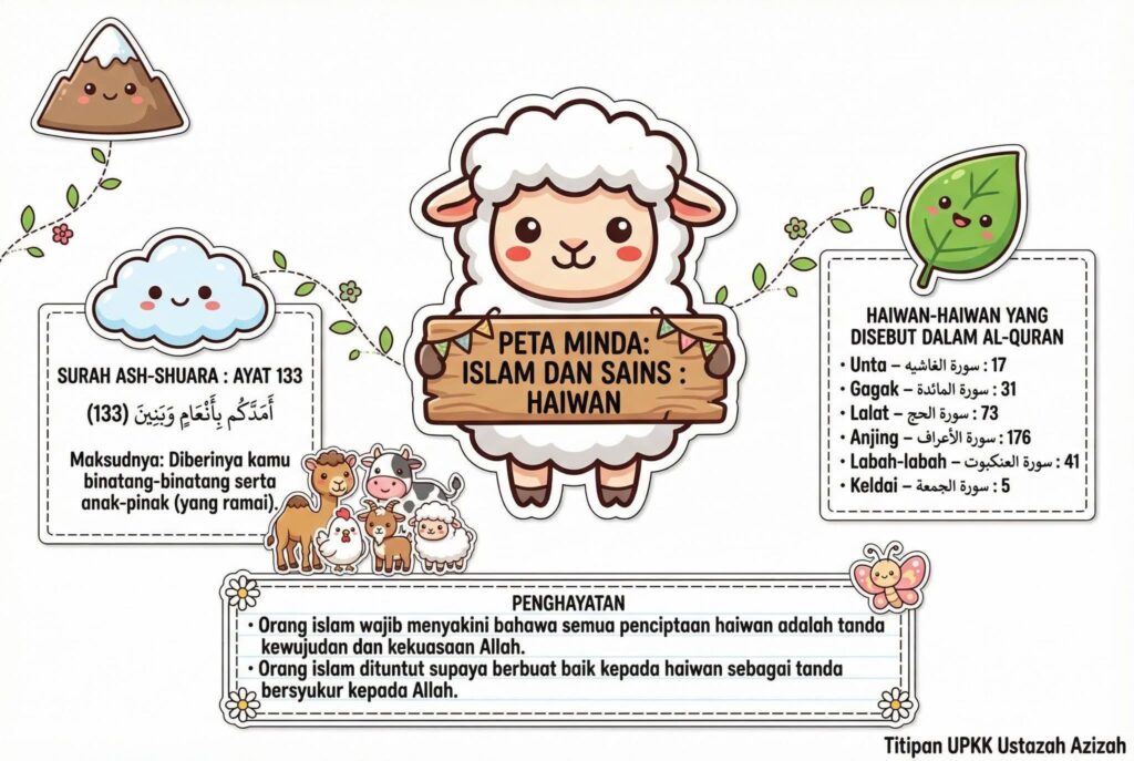 Nota Peta Minda UPKK Akidah Tahun 3