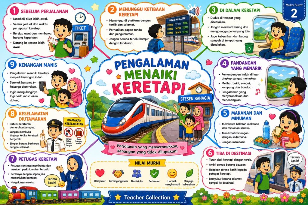 Nota Peta Buih Karangan Bahasa Melayu