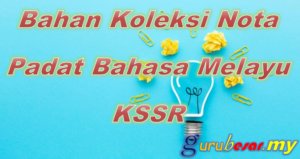 Bahan Koleksi Nota Padat Bahasa Melayu KSSR