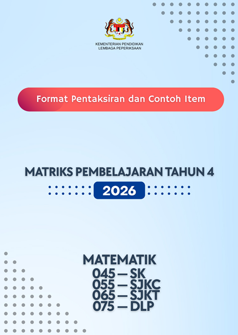 Format Pentaksiran Matematik MPT4 2026