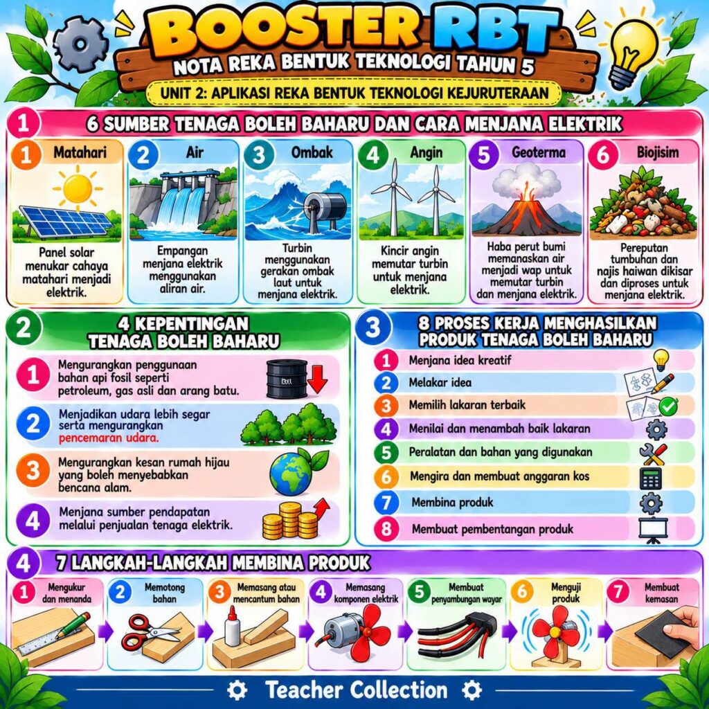 Nota RBT Tahun 5 Unit 2: Aplikasi RBT Kejuruteraan
