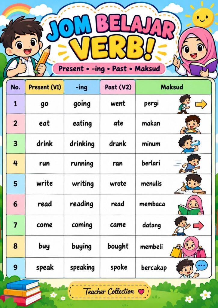Nota Jom Belajar Verb 2 Nota Jom Belajar Verb