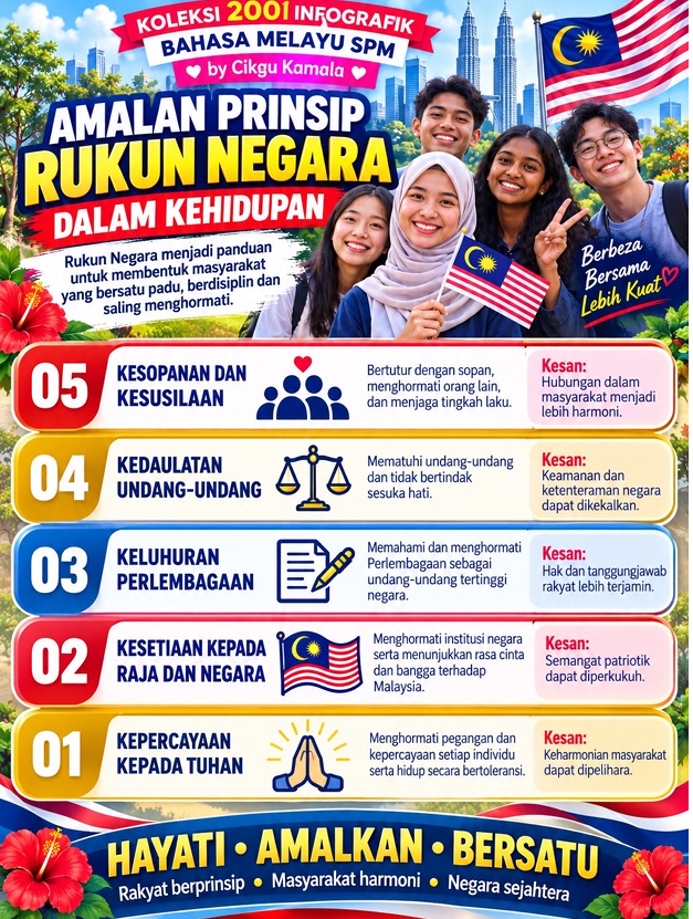 Infografik UBBM SPM Tema: PATRIOTISME