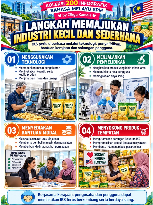 Infografik UBBM SPM Tema: PERINDUSTRIAN 2 Infografik UBBM SPM Tema: PERINDUSTRIAN