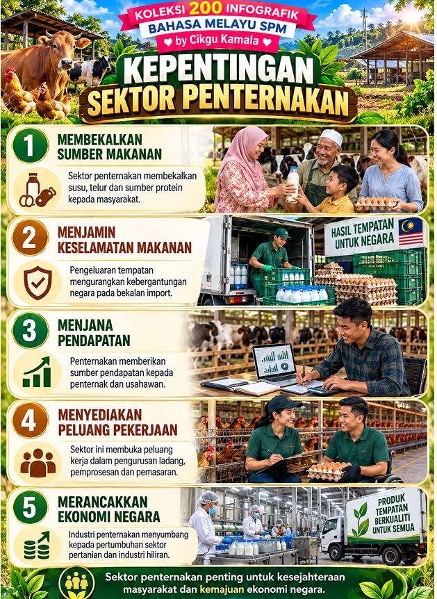 Infografik UBBM SPM Tema: PERTANIAN