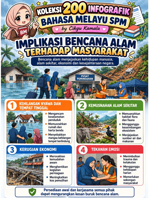 Infografik UBBM SPM Tema: ALAM SEKITAR 2 Infografik UBBM SPM Tema: ALAM SEKITAR