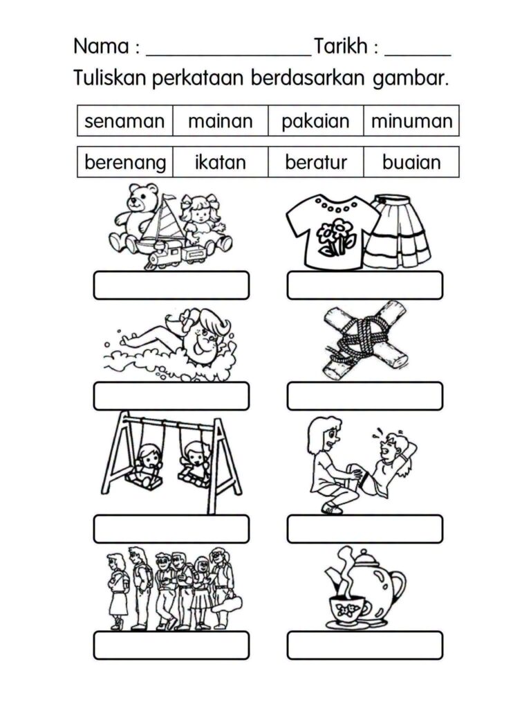 Latihan Perkataan Berimbuhan Bahasa Melayu 2 Latihan Perkataan Berimbuhan Bahasa Melayu